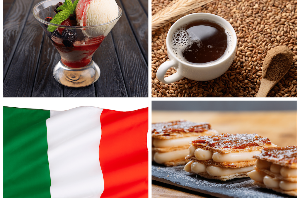 Export dolci e gelati e caffè Made Italy 2022 da record!